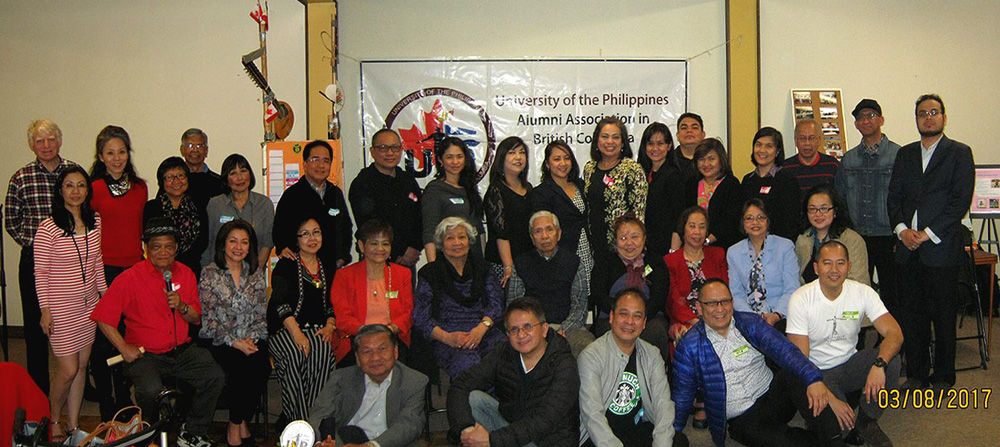 The University of the Philippines Alumni Association in B.C. is one of the many organizations in the Canadian Filipino community.