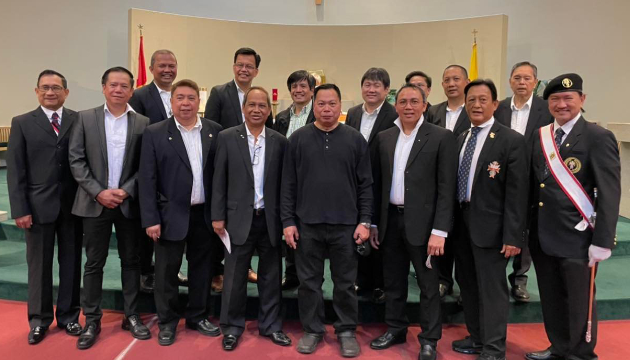 The Knights of Columbus ensemble at St. Mary’s Parish in Vancouver.