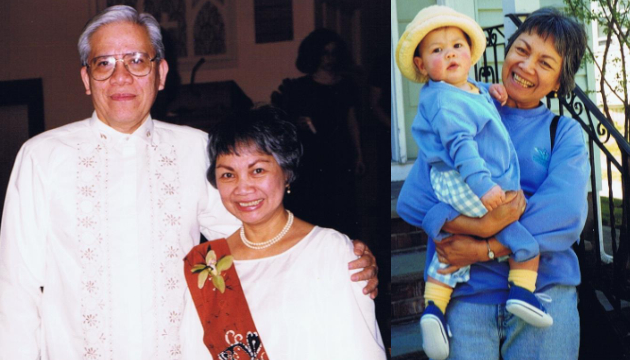 Eleanor with her husband Prod and granddaughter Elizabeth with whom she'll be spending more time. 