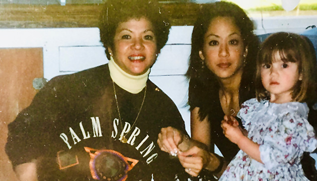 The “Pinay Gilmore Girls” from left: Lilang Miling, Dee Ogden and social justice warrior Monica Ogden.