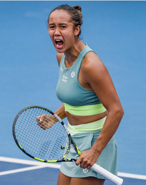 Fernandez wins her third WTA title at the Hong Kong Open. Photo from Fernandez' Instagram account.